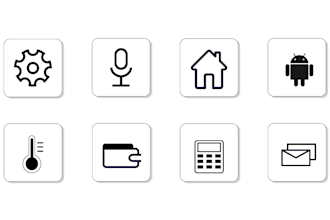 design unique custom icons set for you