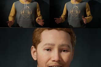 3d realistic character modeling metahuman character 3d printing game character