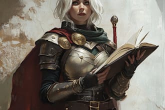 make a dnd character art and dnd character art