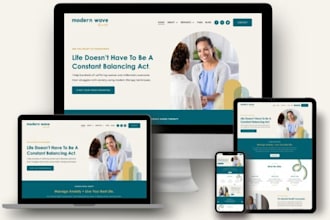 create counselling website, therapy, mental health website, medical website