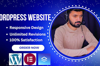 design parallax wordpress website using elementor,brizy pro,astra theme