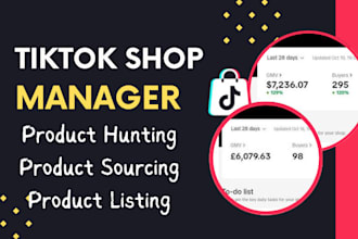 be your skyrocket virtual assistant of tiktok shop for UK US
