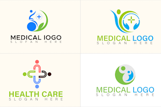 design modern medical and wellness healthcare logo