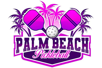 design luxury pickleball logo