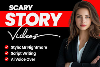 scary story video and horror story video for youtube