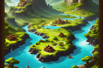make a fantasy map for you
