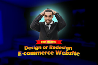 setup wordpress basic ecommerce website and responsive web