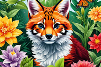 draw animal and botanical illustration
