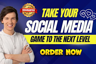 be your social media manager and content creator