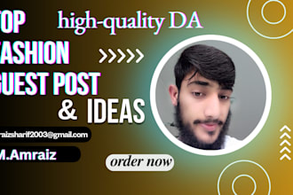 publish fashion beauty guest post on high da fashion blogs