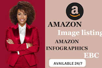 design amazon product image listing, a plus content, ebc, product infographics
