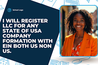 register llc for any state of USA company formation with ein both US non US