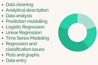 do research, statistical data analysis, proposal and data visualization