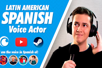 voice you video and characters in latin american spanish
