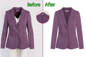 provide ghost mannequin, neck joint and flat lay  service