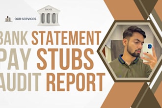 do your bank statements and help with managing finances