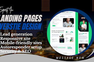 build landing pages, website with google site tilda procreate shortstack pagewiz