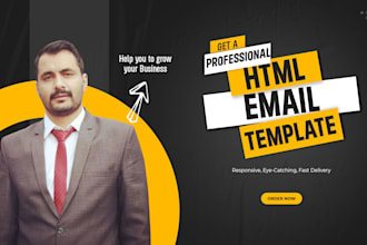 create HTML email template in 5 hours