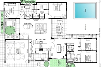 be architect and draw floor plans, elevations and construction drawings
