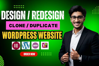 website design or redesign wordpress, clone duplicate website, revamp wordpress