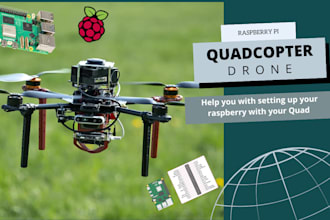 help you configure  raspberry pi with your quad copter