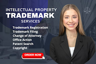 prepare us trademark registration UK, eu or canada and search, patent copyright