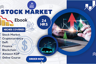 write stockmarket, cryptocurrency, metaverse, forex trading, defi ebook