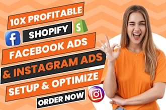 run shopify facebook ads instagram ads for you