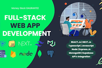 be your web front end development and backend developer in reactjs next js  mern