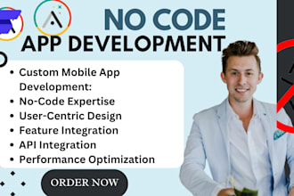 develop your ios and android app using adalo bubble io or flutterflow