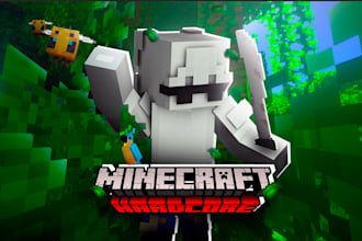 design epic minecraft youtube thumbnails to boost clicks
