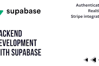 build a full stack development with supabase