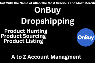 do onbuy listing, product sourcing and listing