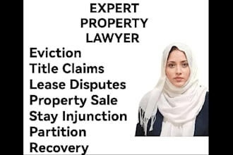 write plaints and motion for civil and property cases