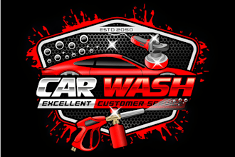 design custom racing and auto detailing logo design