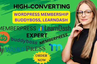 create memberpress buddyboss learndash slider revolution wordpress membership