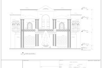 draw architectural and construction drawings, blueprints, in autocad