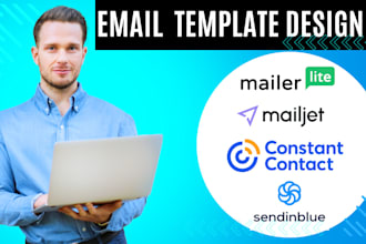 email template design for mailerlite mailjet constant contact sendinblue