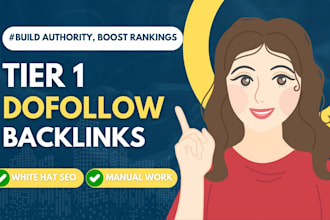 build tier 1 dofollow seo backlinks link building service for top google ranking