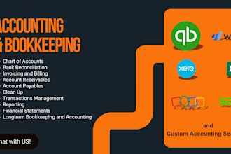 do quickbooks online bookkeeping, xero, zoho, wave accounting