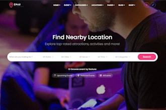 create wedding event planning website