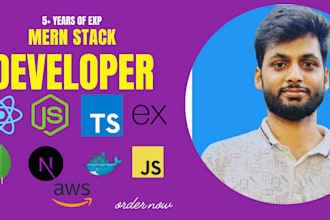 develop mern stack web application as a mern stack developer