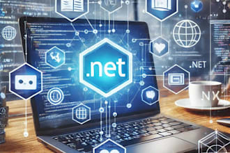 develop asp net core web apis and backend system