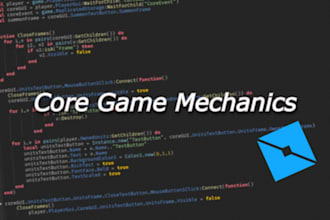 script basic mechanics for your roblox game