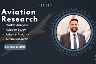 do aviation research, content, manual and project