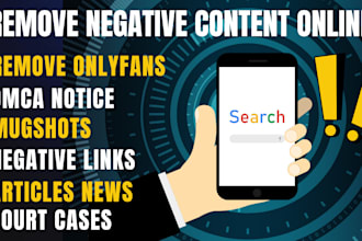 remove mugshots, delete negative links, erase bad articles, false news in google