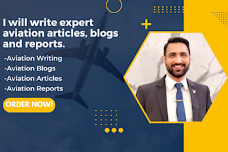write aviation research, essays, reports and articles