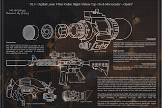 design weapons or any military type blueprints or wall posters
