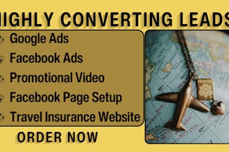 travel insurance leads transportation leads travel agency leads facebook ads
