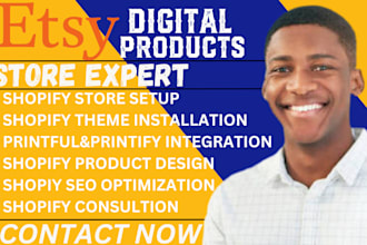 setup etsy shop digital product etsy SEO product listing digital product design